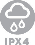 IPX4 CERTIFIED